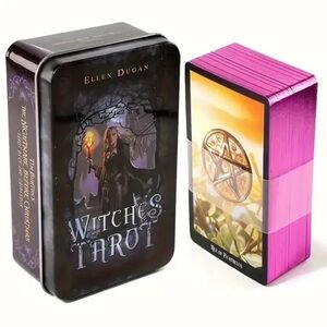 Witches Tarot Deck with Tin Case